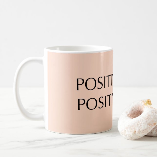 Positive Mind Game Coffee Mug (With Donut)