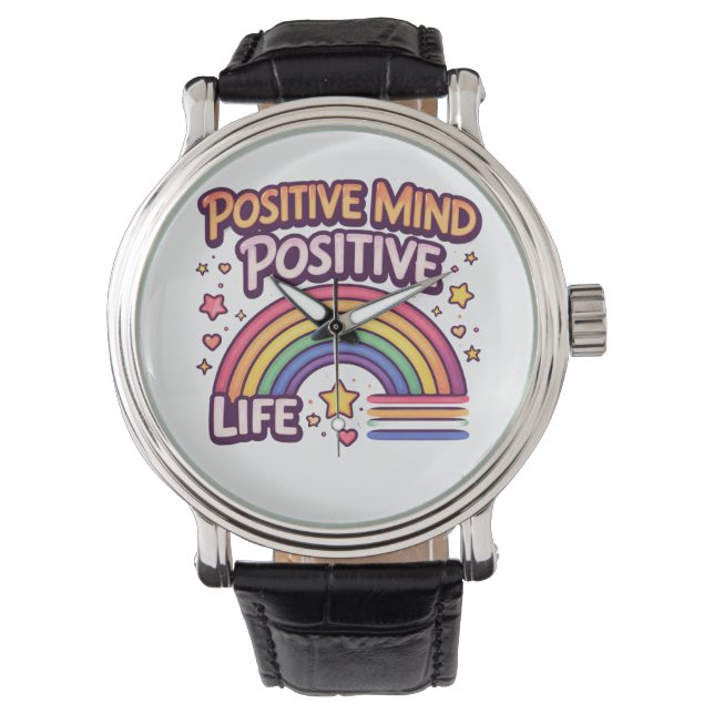 Positive Mind Positive Life Watch (Front)