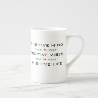 POSITIVE MIND, POSITIVE VIBES, POSITIVE LIFE MUG