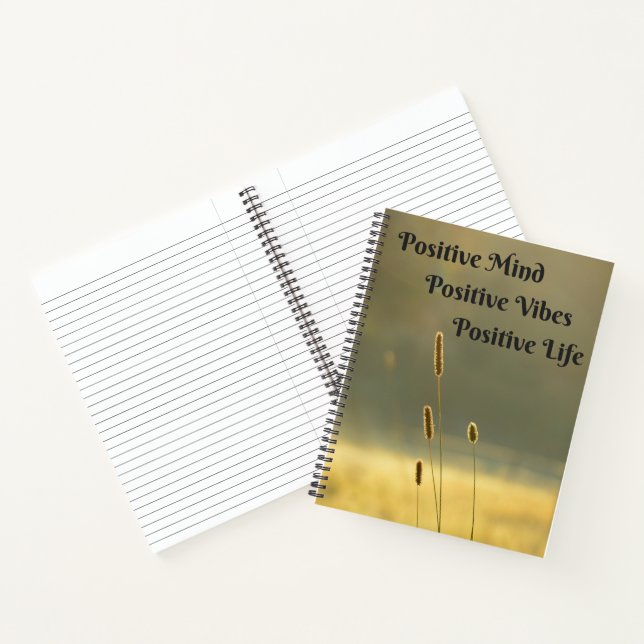 Positive Mind - Positive Vibes - Positive Life - Notebook (Inside)