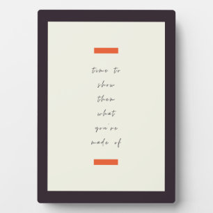 Positive Mindset Inspirational/Motivational Quote Plaque