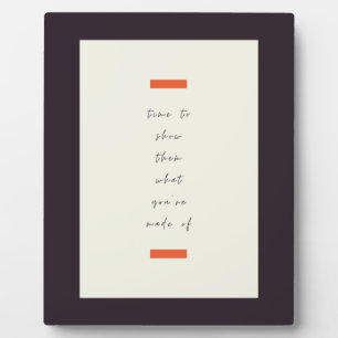 Positive Mindset Inspirational/Motivational Quote Plaque