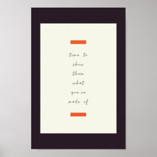 Positive Mindset Inspirational/Motivational Quote Poster