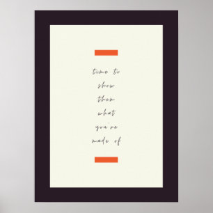 Positive Mindset Inspirational/Motivational Quote Poster