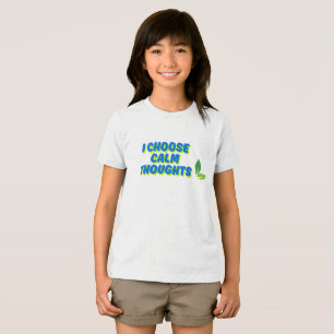 Positive Motivation I Choose Calm Thoughts Tri-Blend Shirt