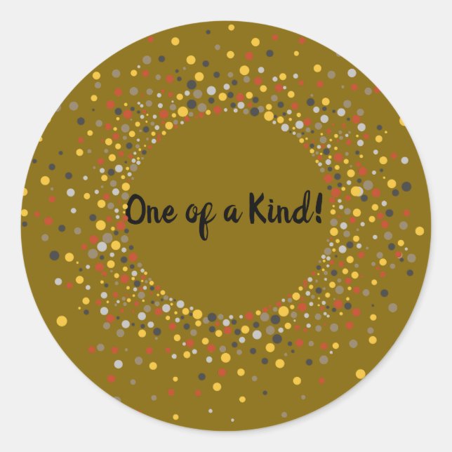 Positive Motivation One of a kind Quote Sticker (Front)