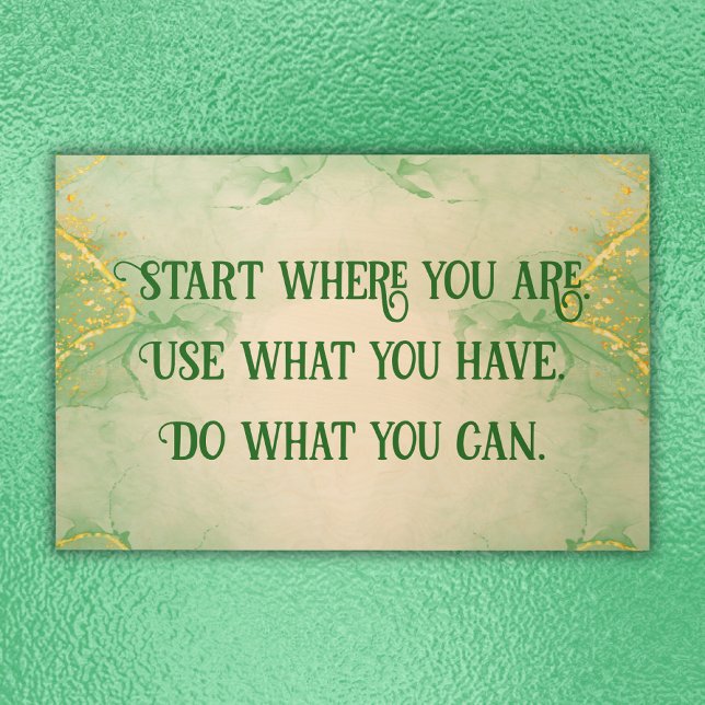 Positive Motivation Start Where you are | Wood Wall Art (Creator Uploaded)