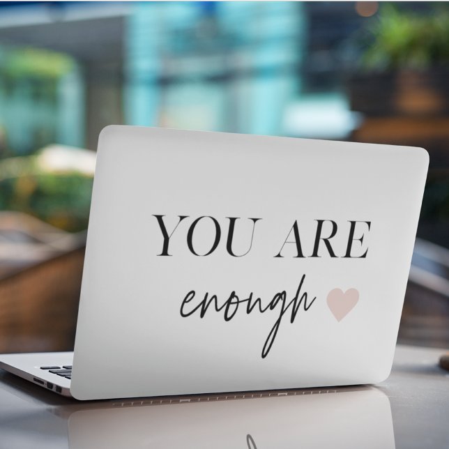 Positive Motivation You Are Enough Quote HP Laptop Skin (Creator Uploaded)