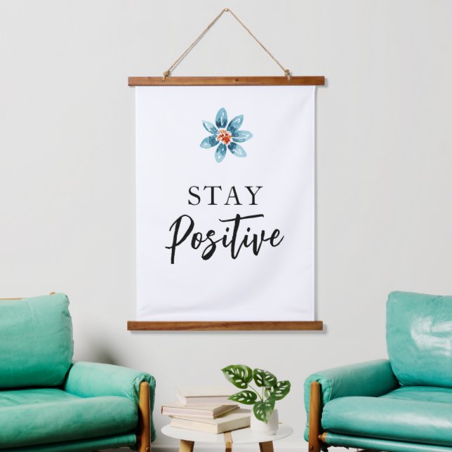 Positive Motivational Quote Wall Art Office Decor (Living Room)