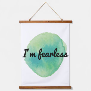 positive motivational vibes for self acceptance hanging tapestry