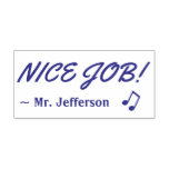 [ Thumbnail: Positive "Nice Job!" Marking Rubber Stamp ]