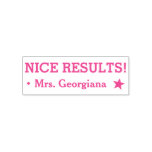 [ Thumbnail: Positive "Nice Results!" Grading Rubber Stamp ]