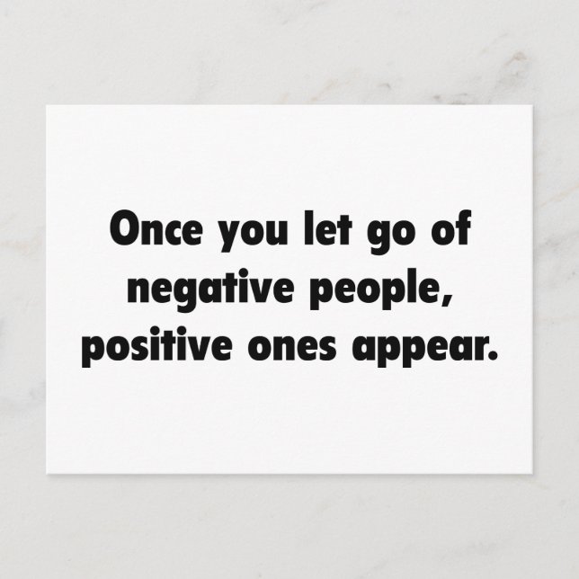 Positive Ones Appear Postcard (Front)