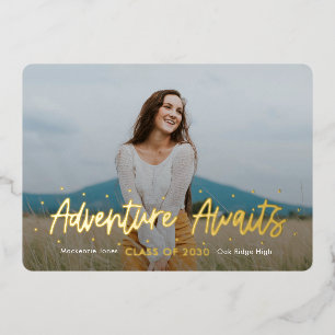 Positive Outlook Foil Graduation Invitation Foil Invitation