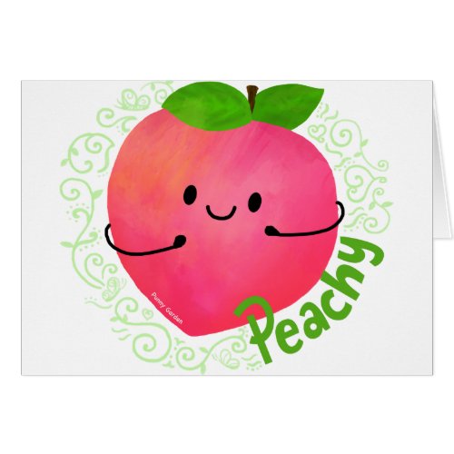Positive Peach Pun _ Peachy