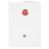Positive Peach Pun - Peachy Cards (Back)