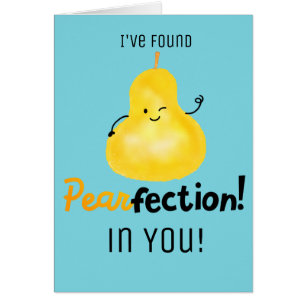 Positive Pear Pun - Pearfection Cards