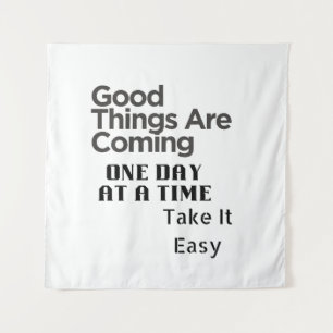 positive quote art tapestry