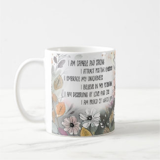 Positive Quote Inspirational Mug, Boho Cup