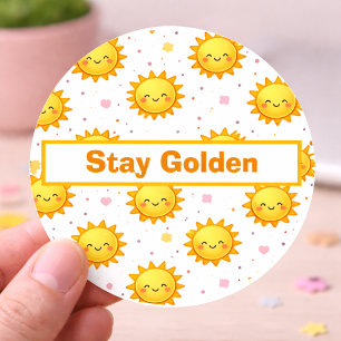 Positive Quote Sticker Bright Colorful Design
