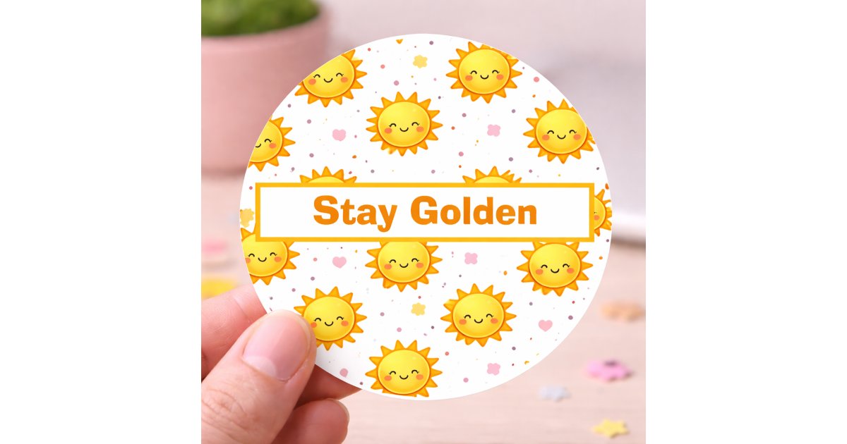 Positive Quote Sticker | Bright Colorful Design | Zazzle