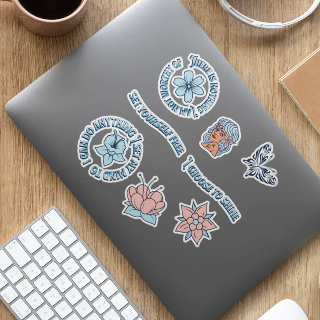 Positive Quote Sticker Pack



