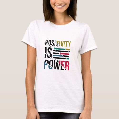 positive quote typography t shirt