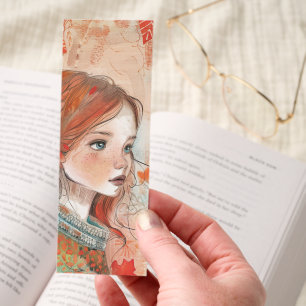 Positive Quote Whimsical Girl  Bookmarks