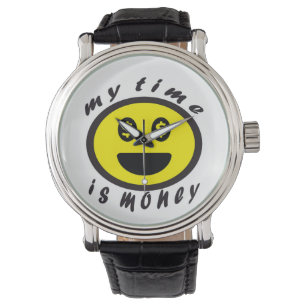 positive quotes emoji my time is money watch