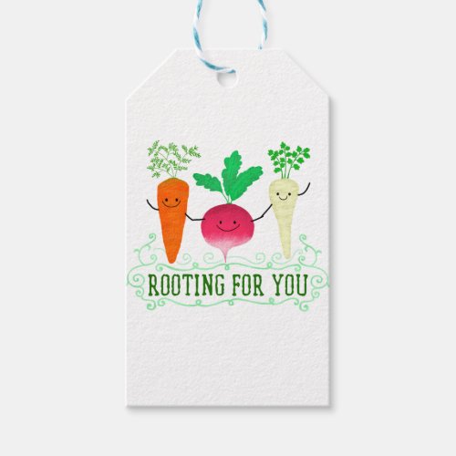 Positive Root Pun _ Rooting for you Gift Tags