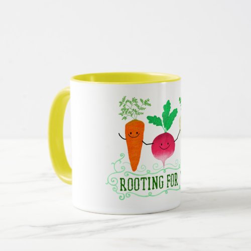 Positive Root Pun _ Rooting for you Mug