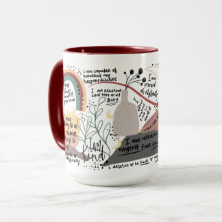 Positive Self Love Affirmations Graphics Mug
