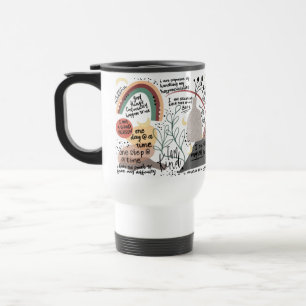 Positive Self Love Affirmations Graphics Travel Mug