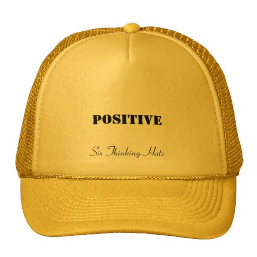 Positive, Six Thinking Hats | Zazzle