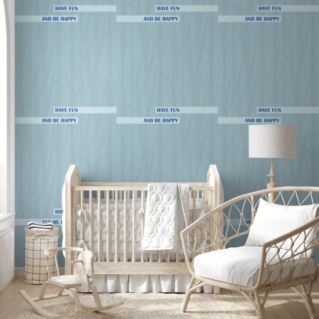 Positive Slogan - Modern Shapes Pattern 1 Wallpaper (Kids)