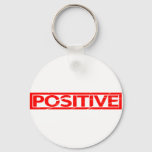 Positive Stamp Keychain