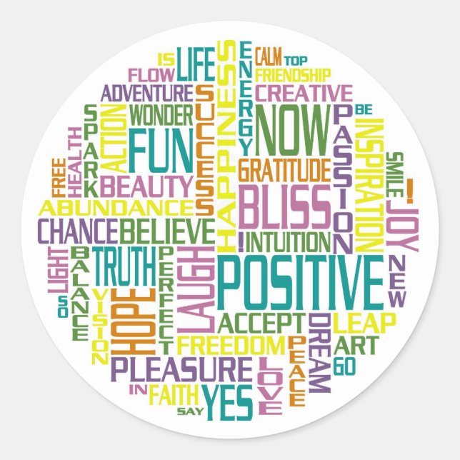 Positive Sticker (Front)