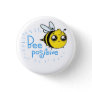 Positive Thinking Bee Positive Cute Bee Button