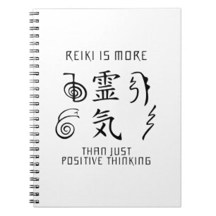Positive Thinking Reiki Spirituality Gifts Notebook