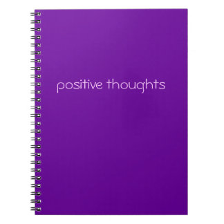 positive thoughts | funny slogan notebook