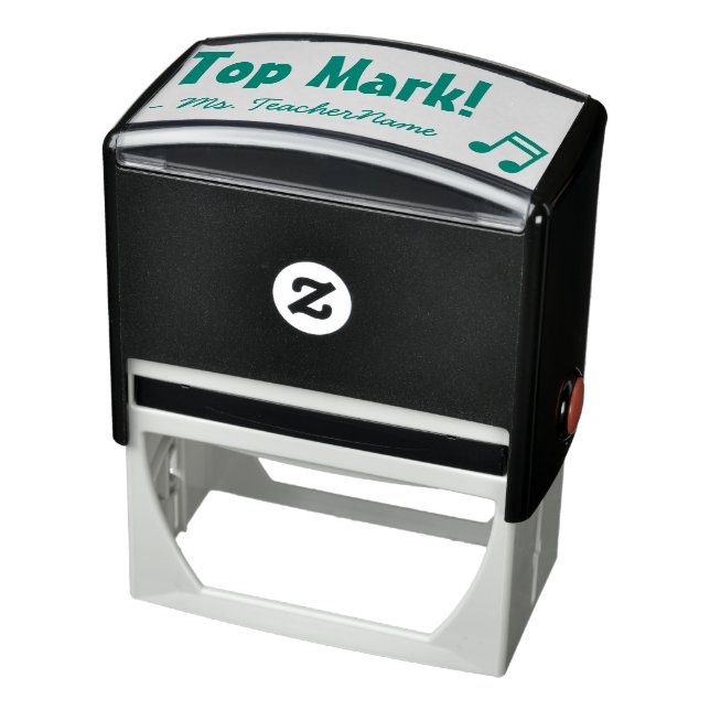 Positive "Top Mark!" Tutor Rubber Stamp (Product)