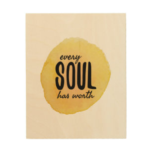 positive vibes affirmations for self care wood wall art