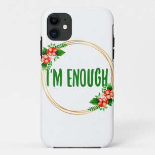 positive vibes for life acceptance and self care iPhone 11 case