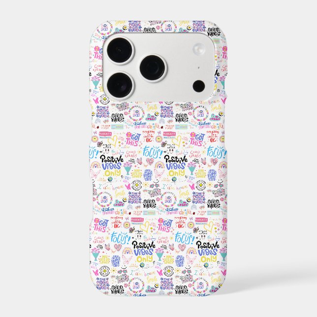 Positive Vibes  Iphone Case (Back)