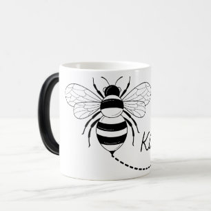 Positive Vibes Motivational Quote Color Morph Mug