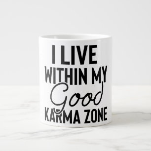 Positive Vibes Motivational Quote Giant Coffee Mug