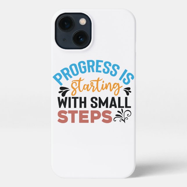 Positive Vibes | Motivational Quote iPhone Case (Back)