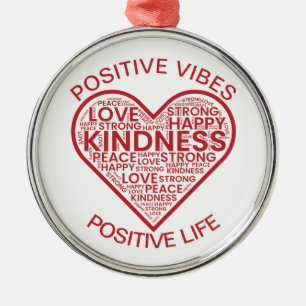 Positive Vibes Positive Life Ornament