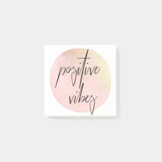 Positive Vibes Post It Notes