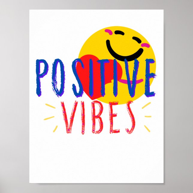 Positive vibes poster (Front)